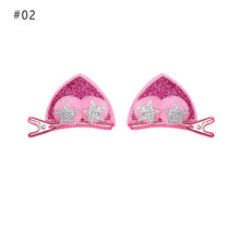 Load image into Gallery viewer, 1 Pair HOT New Sweet Funny 6 Colors Bell Cat Ears Hair Clip Cosplay Anime Costume Halloween Birthday Party Hair Accessories Clip