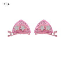 Load image into Gallery viewer, 1 Pair HOT New Sweet Funny 6 Colors Bell Cat Ears Hair Clip Cosplay Anime Costume Halloween Birthday Party Hair Accessories Clip