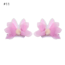 Load image into Gallery viewer, 1 Pair HOT New Sweet Funny 6 Colors Bell Cat Ears Hair Clip Cosplay Anime Costume Halloween Birthday Party Hair Accessories Clip