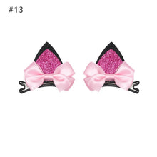 Load image into Gallery viewer, 1 Pair HOT New Sweet Funny 6 Colors Bell Cat Ears Hair Clip Cosplay Anime Costume Halloween Birthday Party Hair Accessories Clip