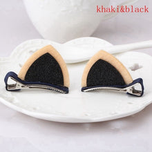 Load image into Gallery viewer, 1 Pair HOT New Sweet Funny 6 Colors Bell Cat Ears Hair Clip Cosplay Anime Costume Halloween Birthday Party Hair Accessories Clip
