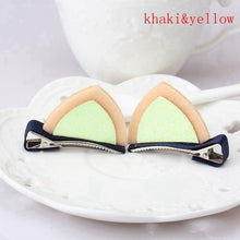 Load image into Gallery viewer, 1 Pair HOT New Sweet Funny 6 Colors Bell Cat Ears Hair Clip Cosplay Anime Costume Halloween Birthday Party Hair Accessories Clip
