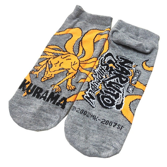 1 pairs Naruto Anime Cotton Socks Cute Female Kawaii Summer Short Socks Women Casual Soft Funny Socks