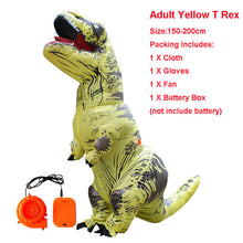 Load image into Gallery viewer, Adult Inflatable Costume Dinosaur Costumes T REX Blow Up Fancy Dress Mascot Cosplay Costume For Men Women Kids Dino Cartoon