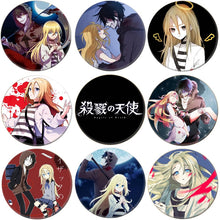 Load image into Gallery viewer, 1pcs Anime Angels of Death Cosplay Badge Cartoon Rachel Gardner Ray Brooch Pins Zack Collection bags Badges for Backpacks