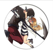 Load image into Gallery viewer, 1pcs Anime Angels of Death Cosplay Badge Cartoon Rachel Gardner Ray Brooch Pins Zack Collection bags Badges for Backpacks