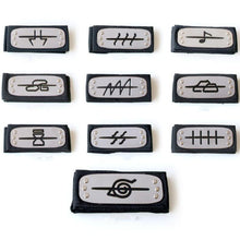 Load image into Gallery viewer, Anime Naruto Kakashi Sasuke Hidden Leaf Village Headband Konoha Cosplay Armband Headwear