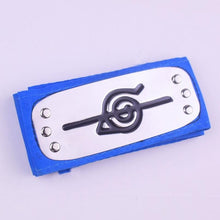 Load image into Gallery viewer, Anime Naruto Kakashi Sasuke Hidden Leaf Village Headband Konoha Cosplay Armband Headwear